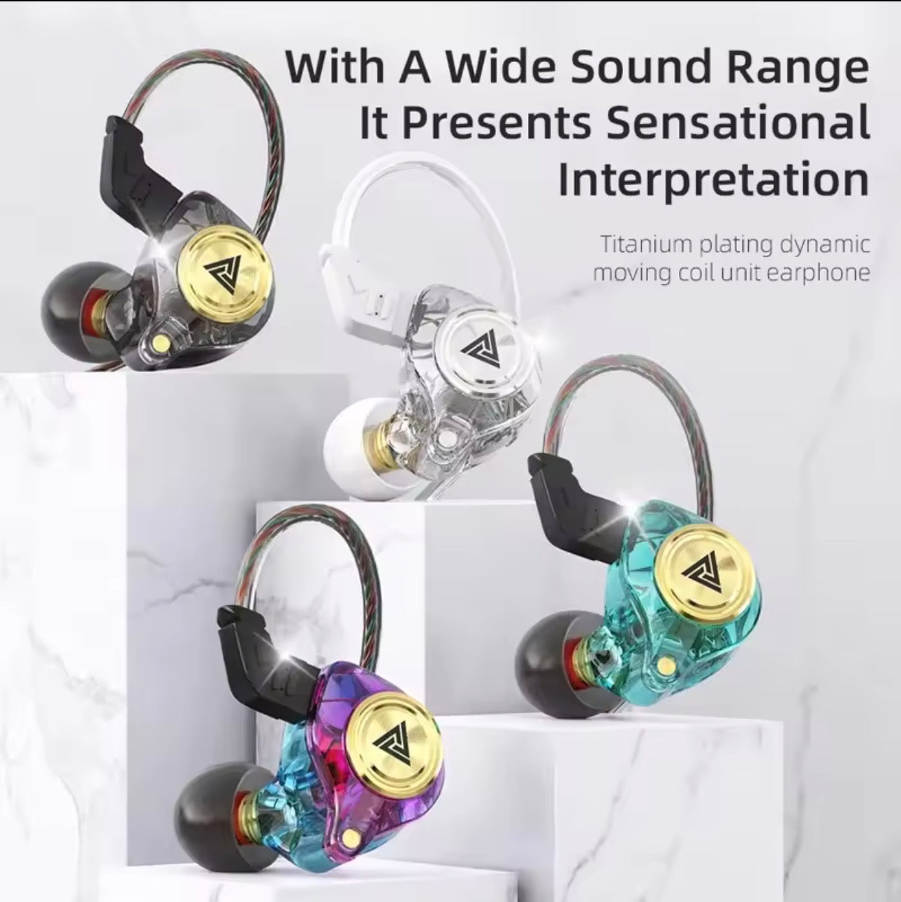 QKZ AK3 Pro Dual Driver IEM Earphones