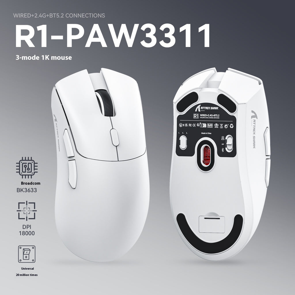 Attack Shark Tri-Mode Wireless Mouse